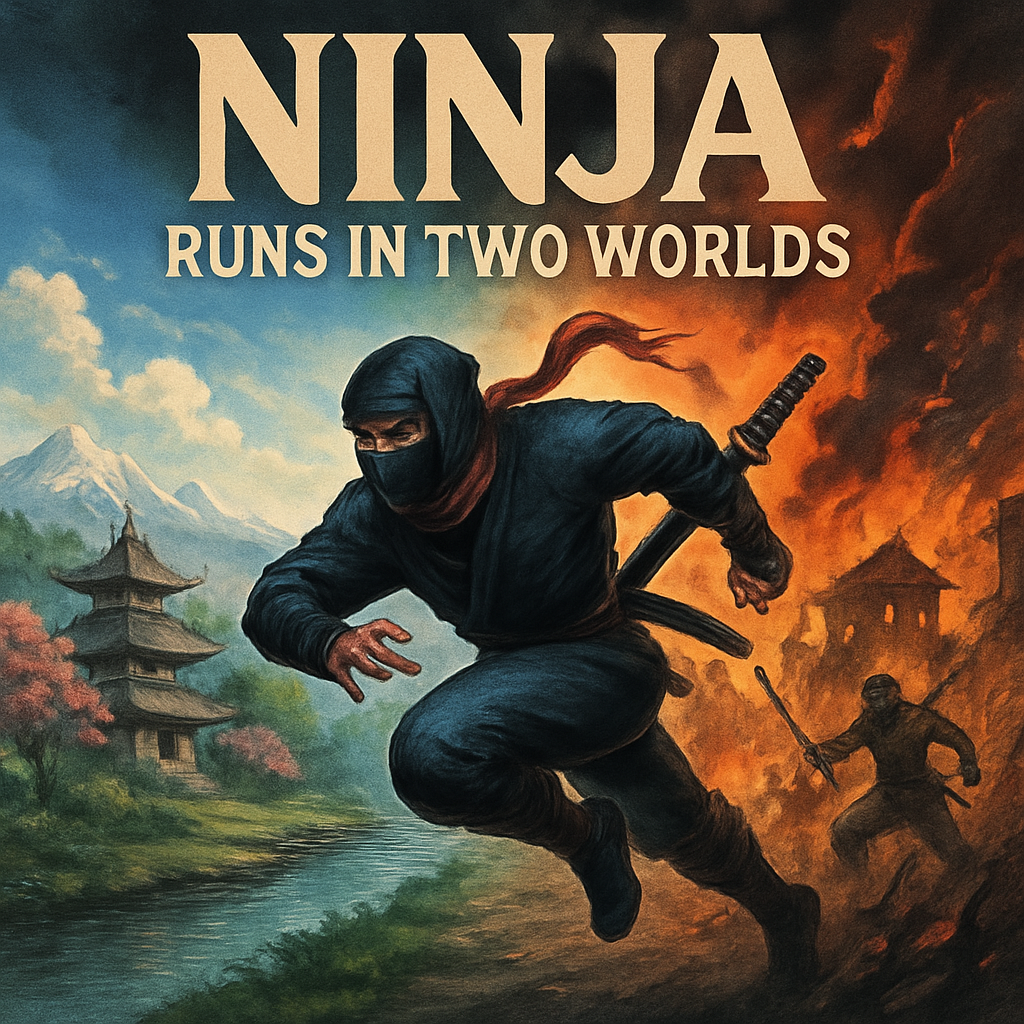  Ninja Runs In Two Worlds